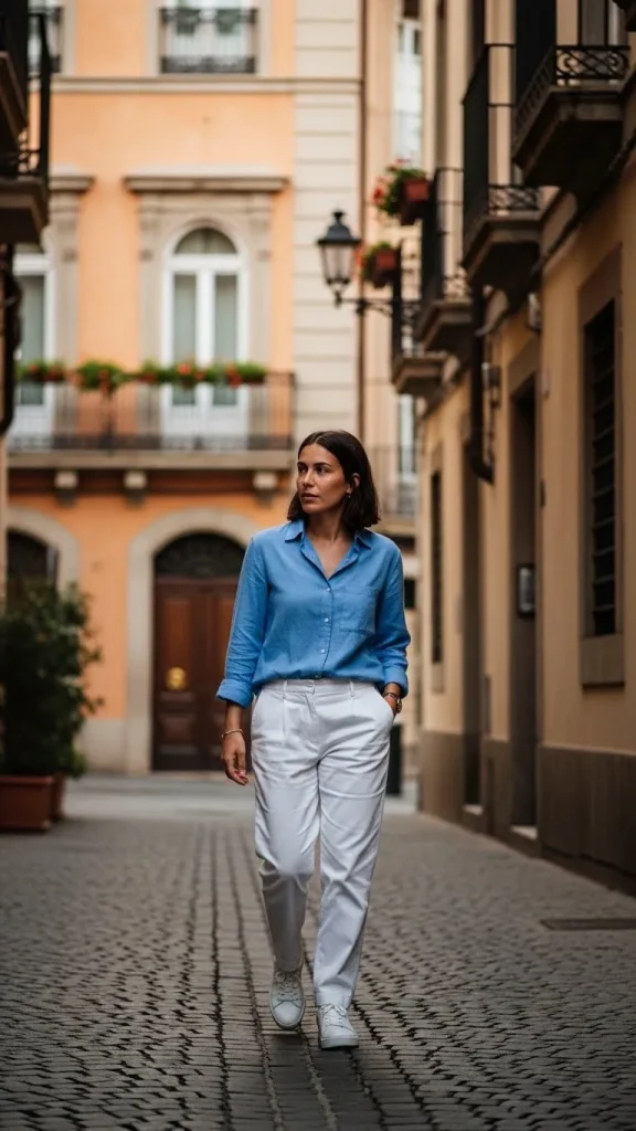 Blue Shirt Outfit
