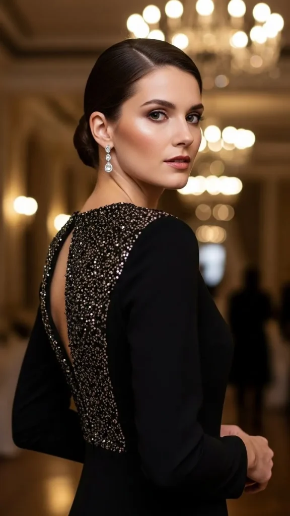 Glamorous Sequined Details