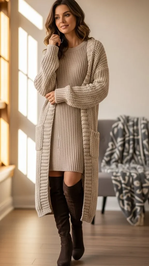 Sweater Dress Comfort 1