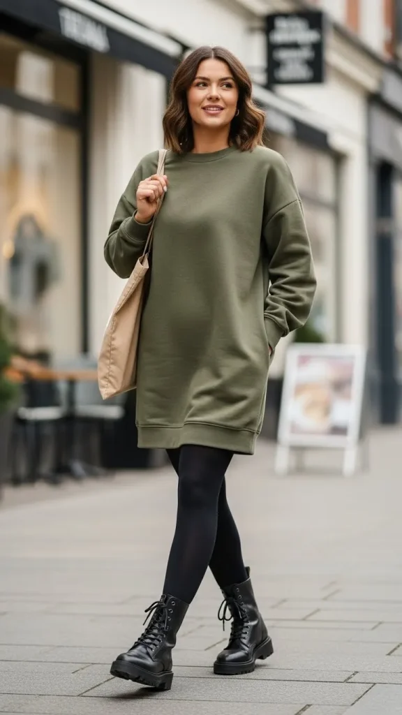 Sweatshirt Dress Ease 1