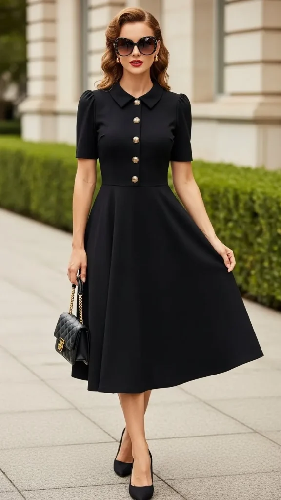 Vintage Inspired A Line Silhouette