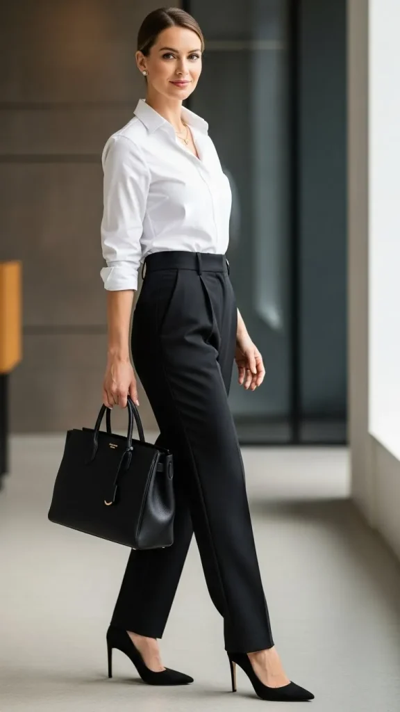 White Shirt Outfit Classic