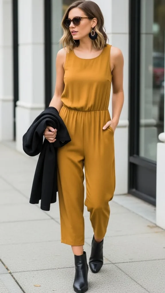 Ankle Boots with Jumpsuits