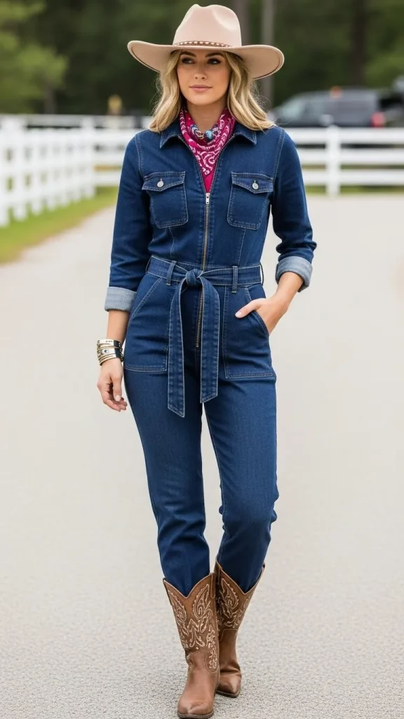 Belted Utility Jumpsuit