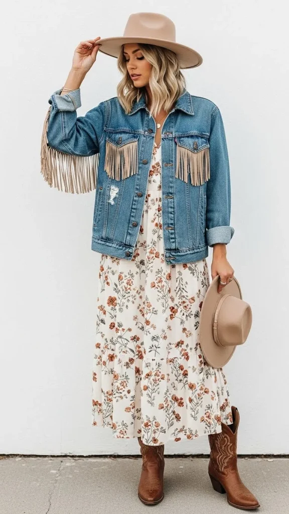 Classic Denim Jacket with a Twist