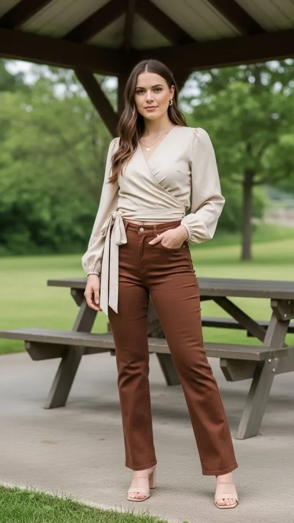 Effortless Elegance with a Wrap Top