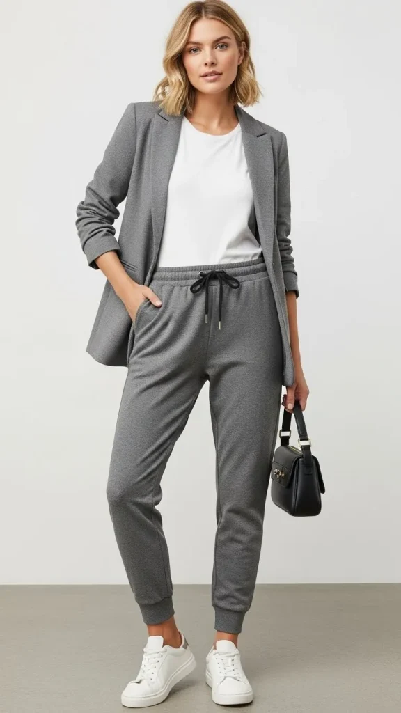 Elevated Athleisure with Blazers