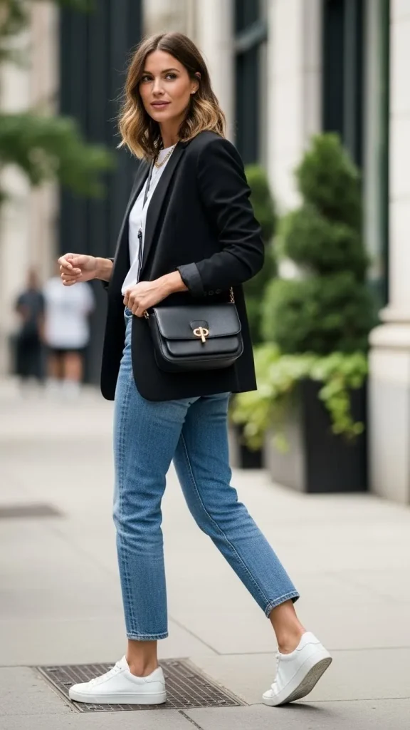 Elevated Casual Black Blazer