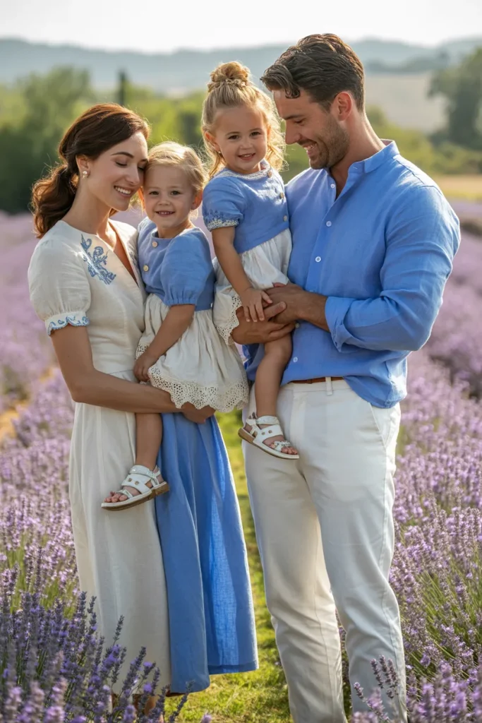 French Blue Ivory Provence Dreams