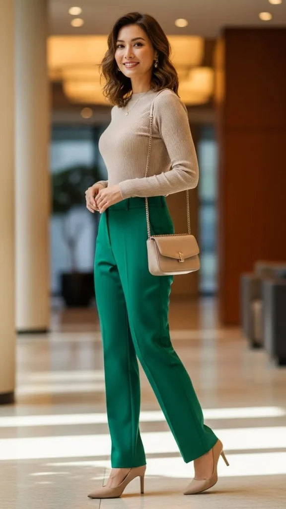 Green Pants Outfit