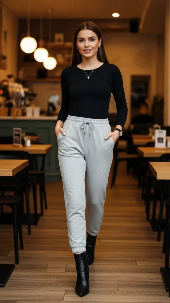 Joggers and Ankle Boots
