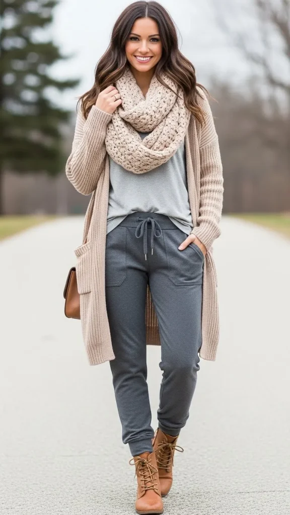 Layered Look with Long Cardigans