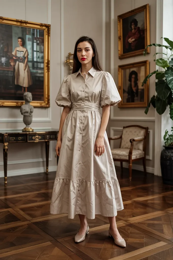 Old Money Inspired Art Gallery Spring Look