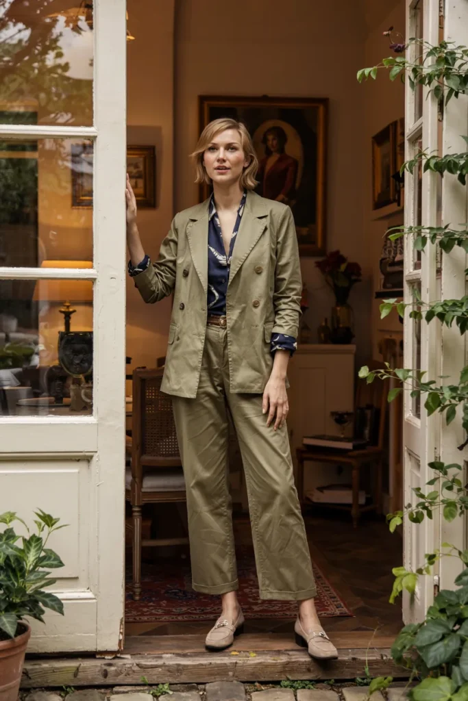 Old Money Inspired Countryside Getaway Spring Ensemble