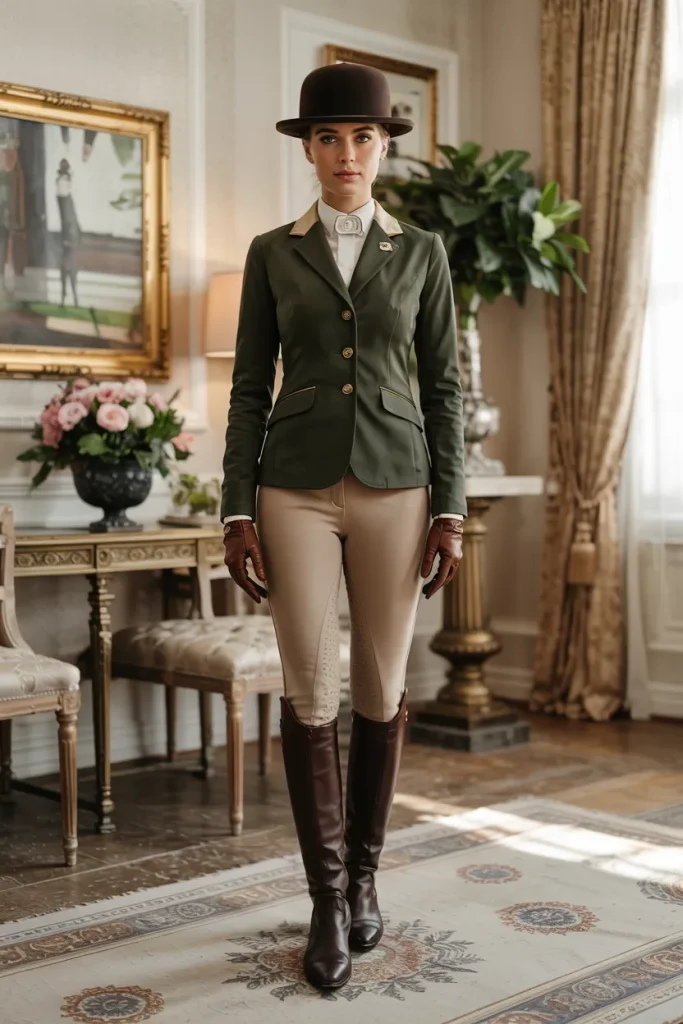 Old Money Inspired Equestrian Themed Spring Ensemble