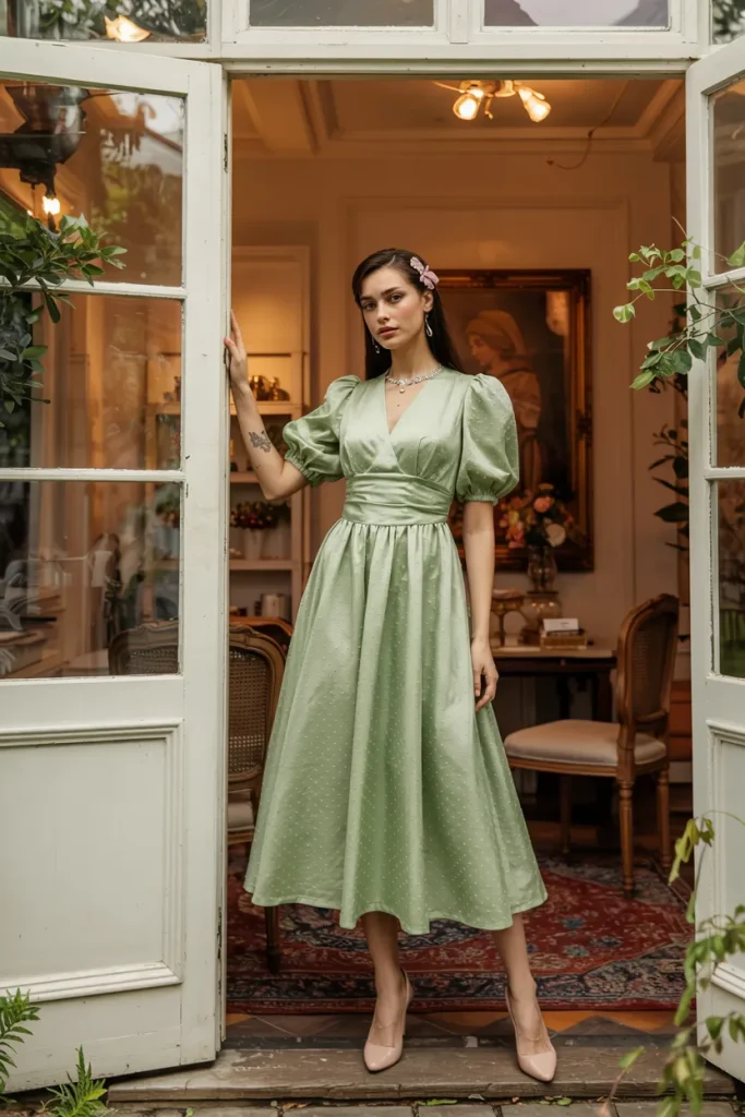 Old Money Inspired Garden Wedding Spring Ensemble