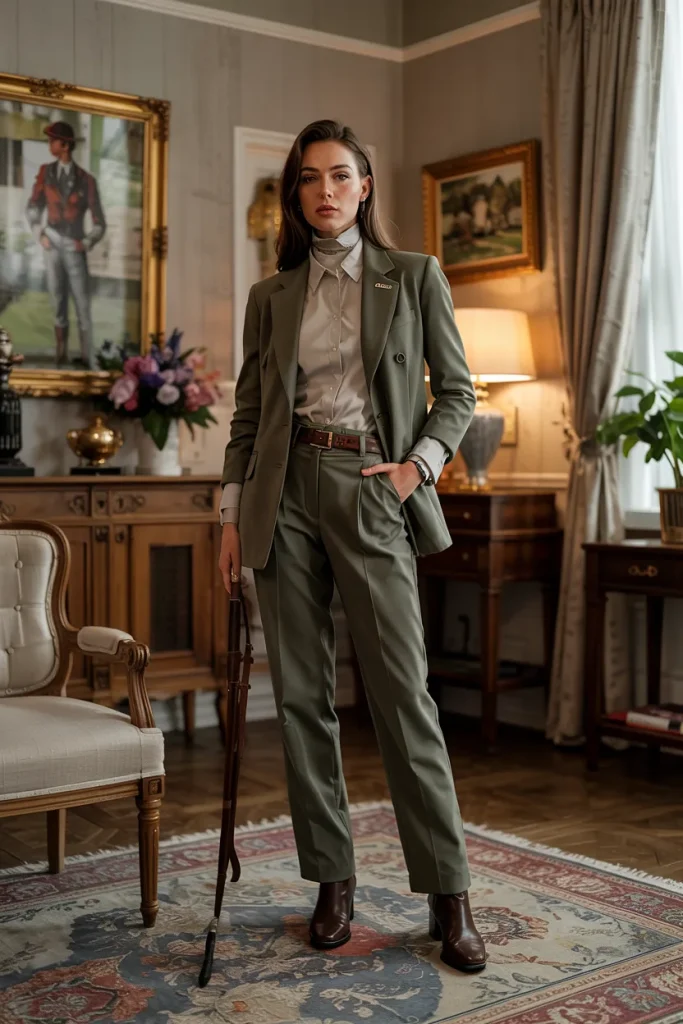 Old Money Inspired Polo Match Spring Outfit