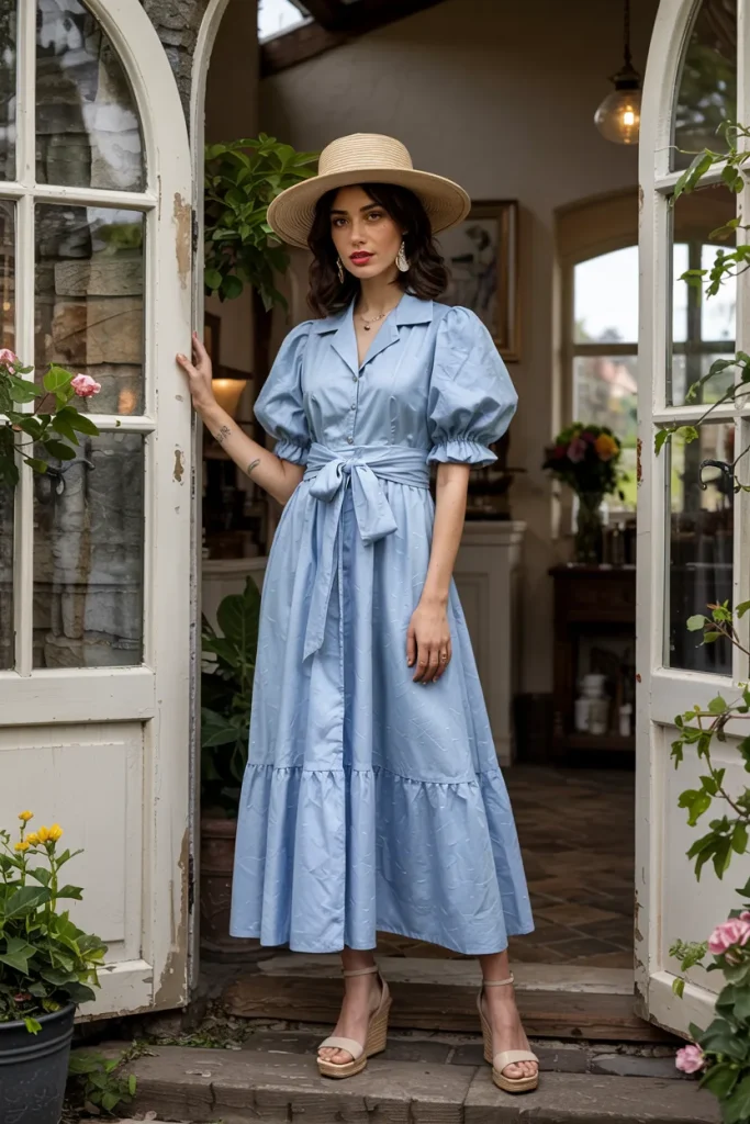 Old Money Inspired Vineyard Tour Spring Ensemble