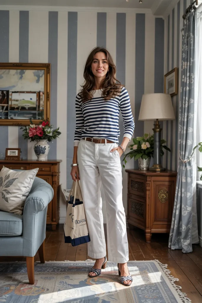 Old Money Inspired Weekend Sailing Spring Outfit