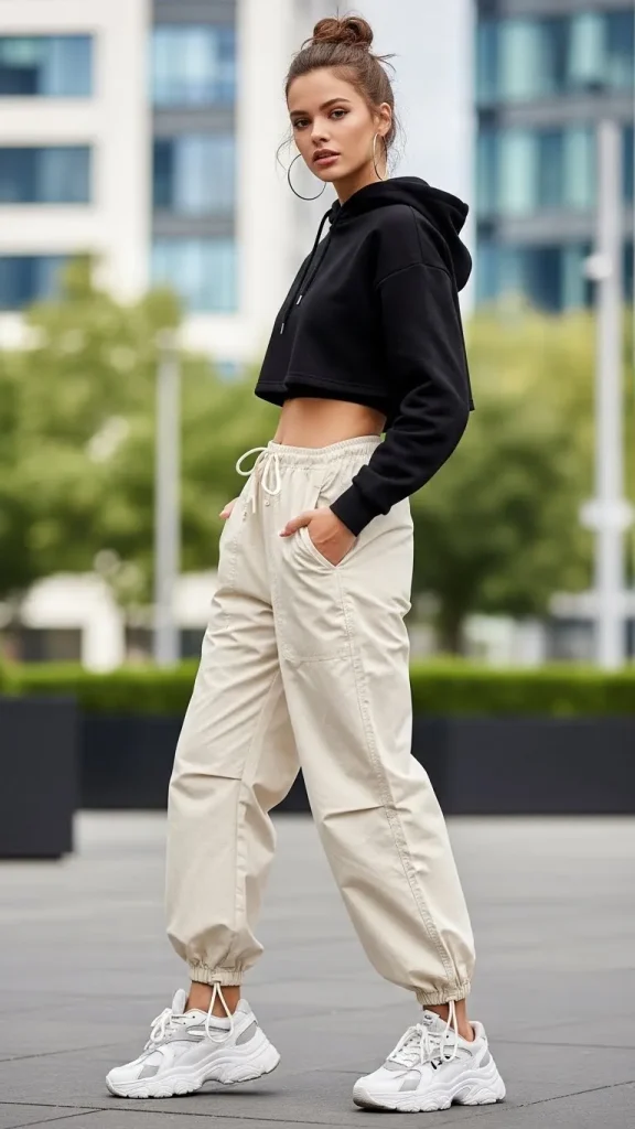 Parachute Pants Outfit