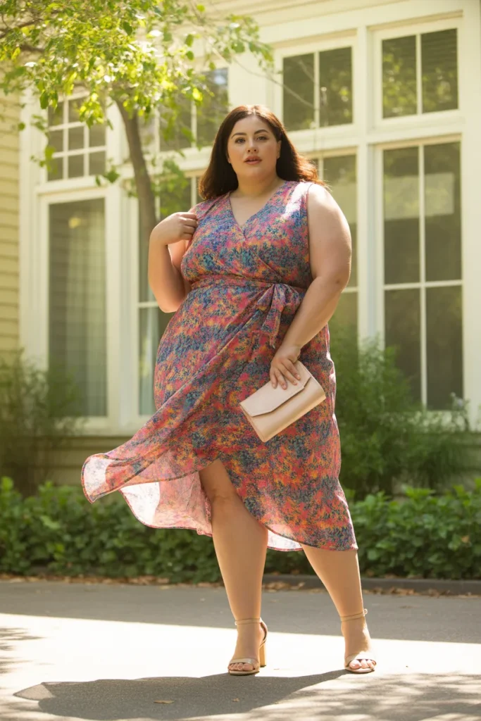 Patterned Wrap Dresses