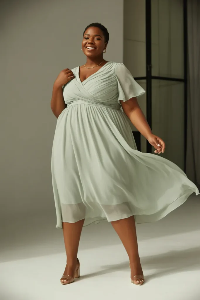 Plus Size A-Line or Empire Waist Dress