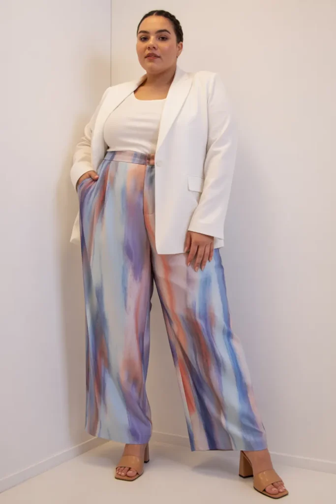 Plus Size Artistic Flair Spring Winery Outfit