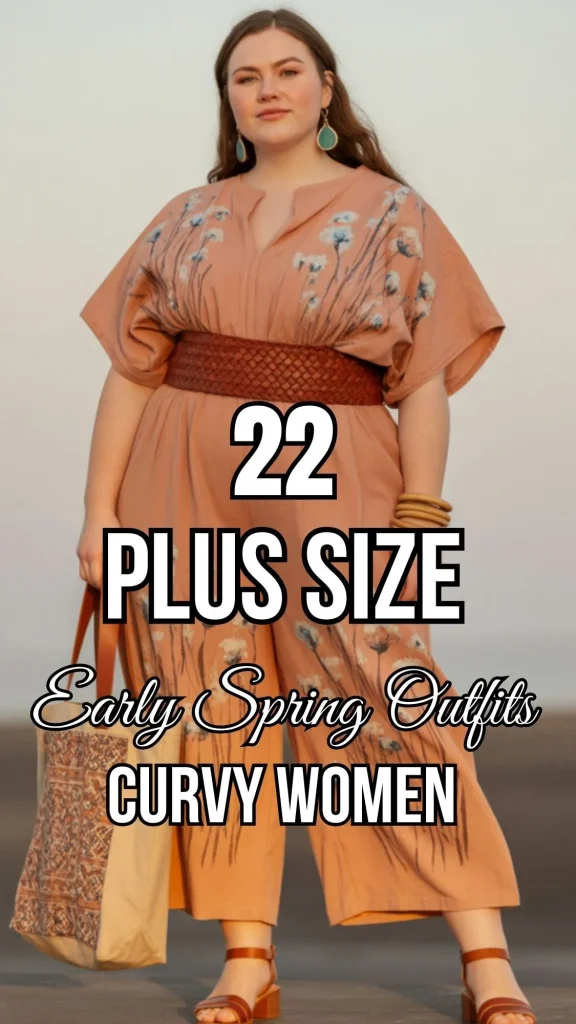 Plus Size EArly Spring Outfit