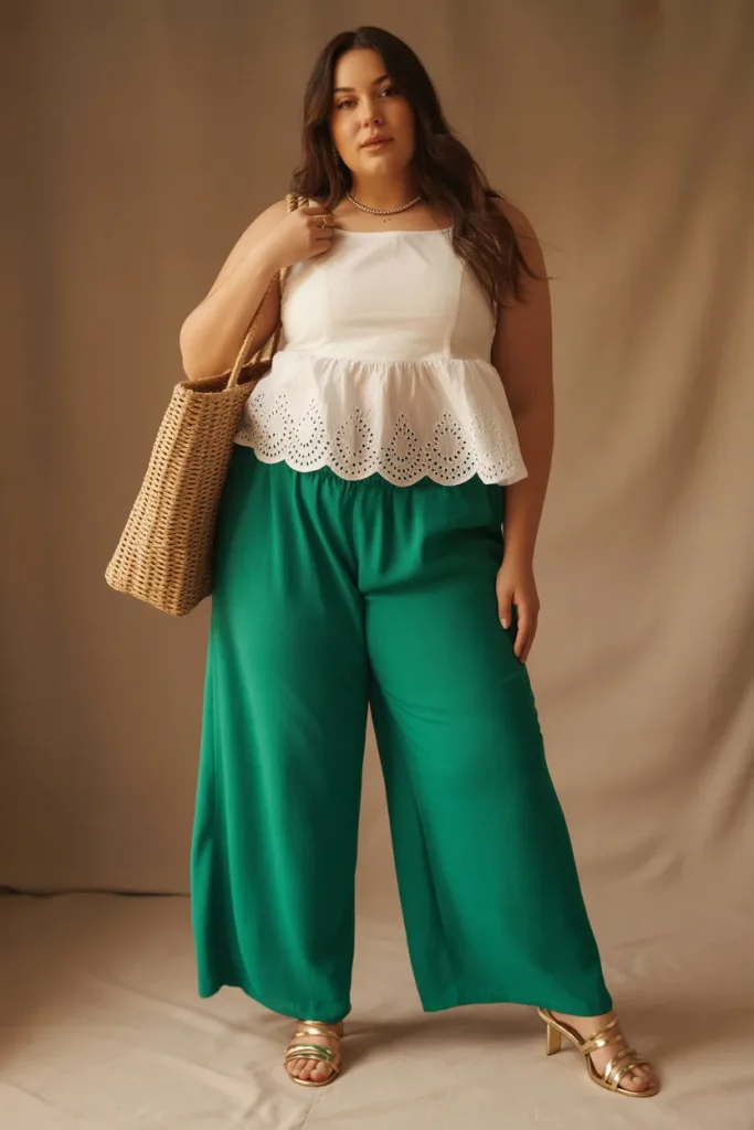 Plus Size Garden Party Spring Winery Outfit