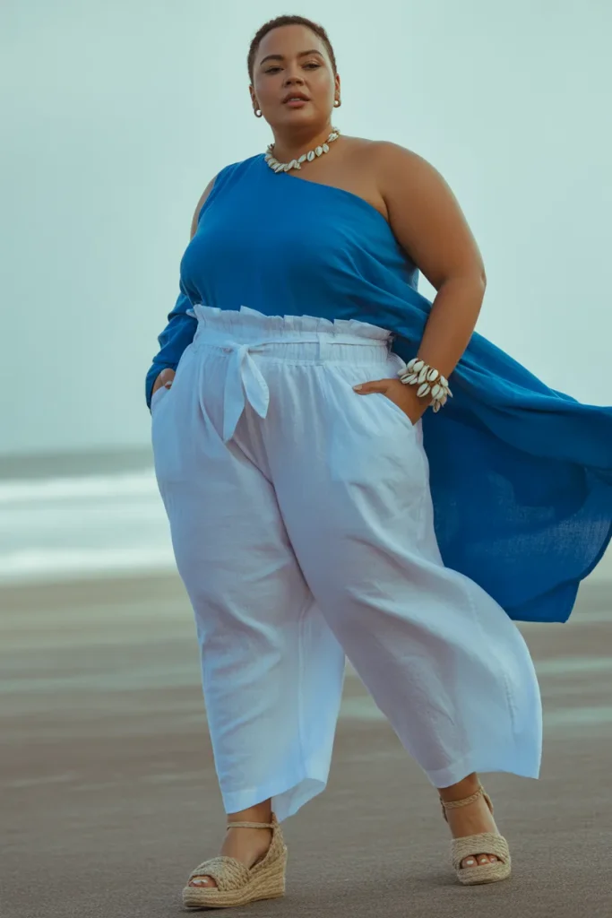 Plus Size Mediterranean Vibes Spring Winery Outfit
