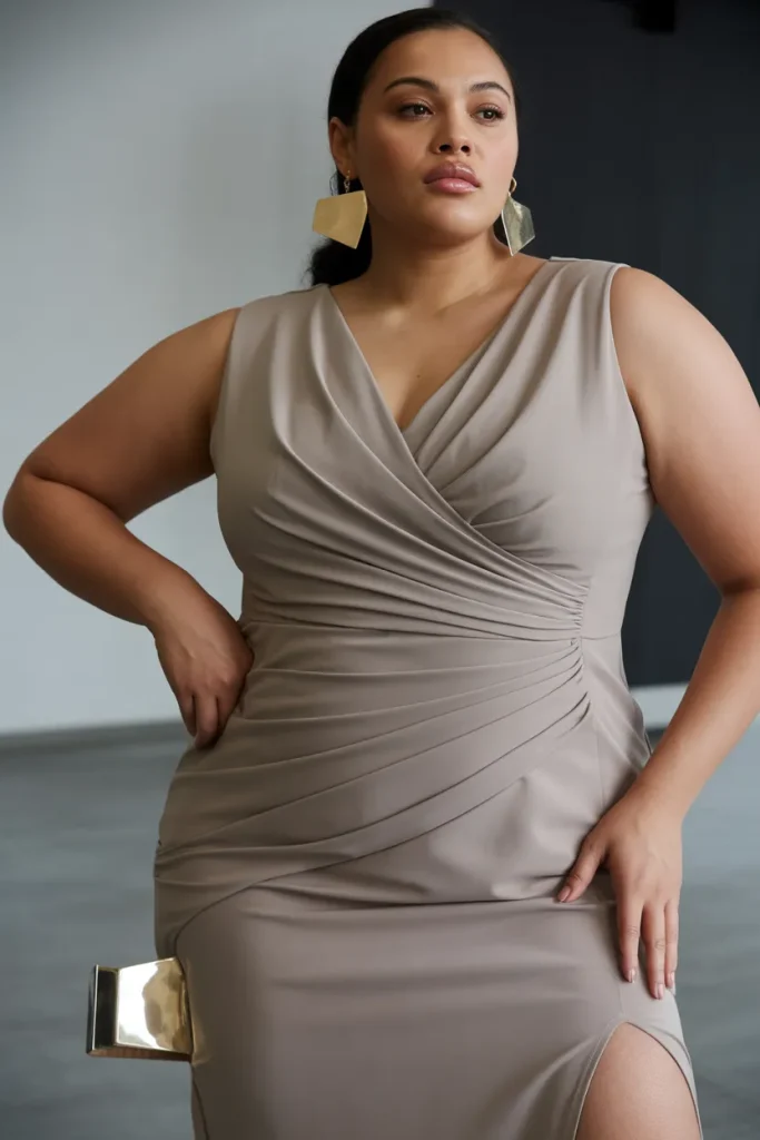 Plus Size Modern Minimalist Spring Winery Outfit