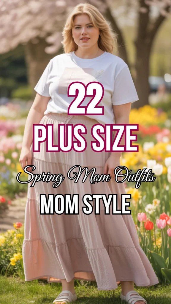 Plus Size Spring Mom Outfit