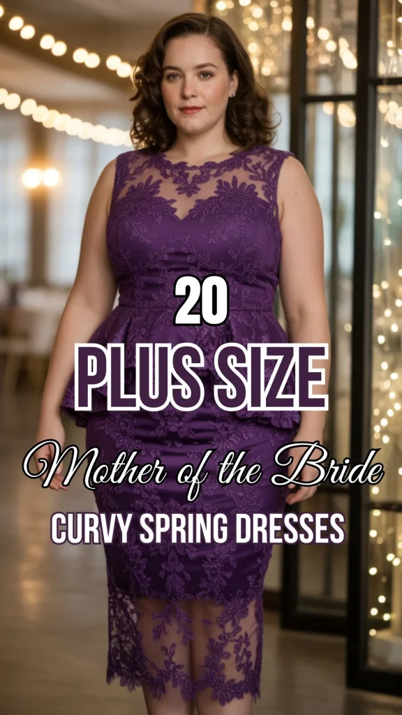 Plus Size Spring Mother of the Bride Dresses