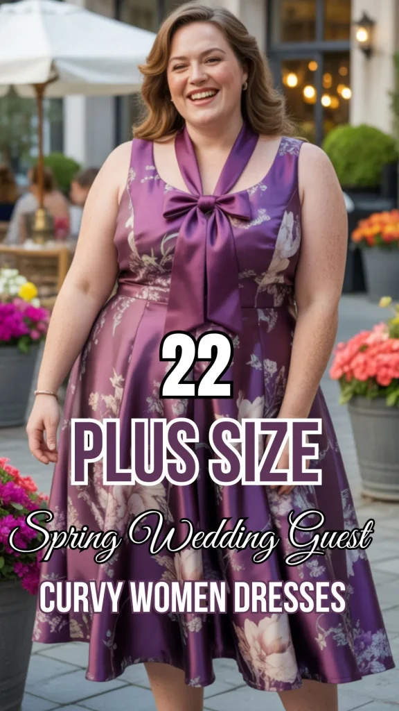 Plus Size Spring Wedding Guest Dresses