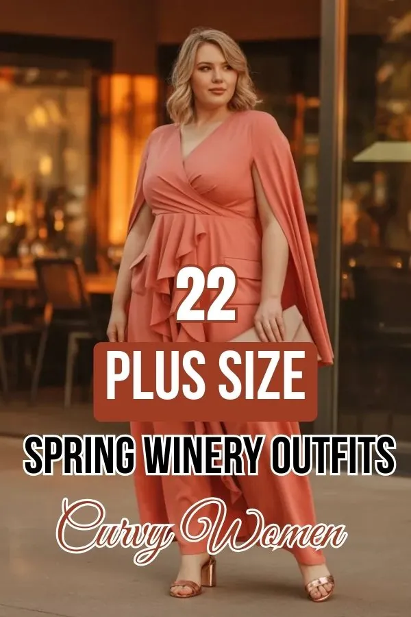 Plus Size Spring Winery Outfits