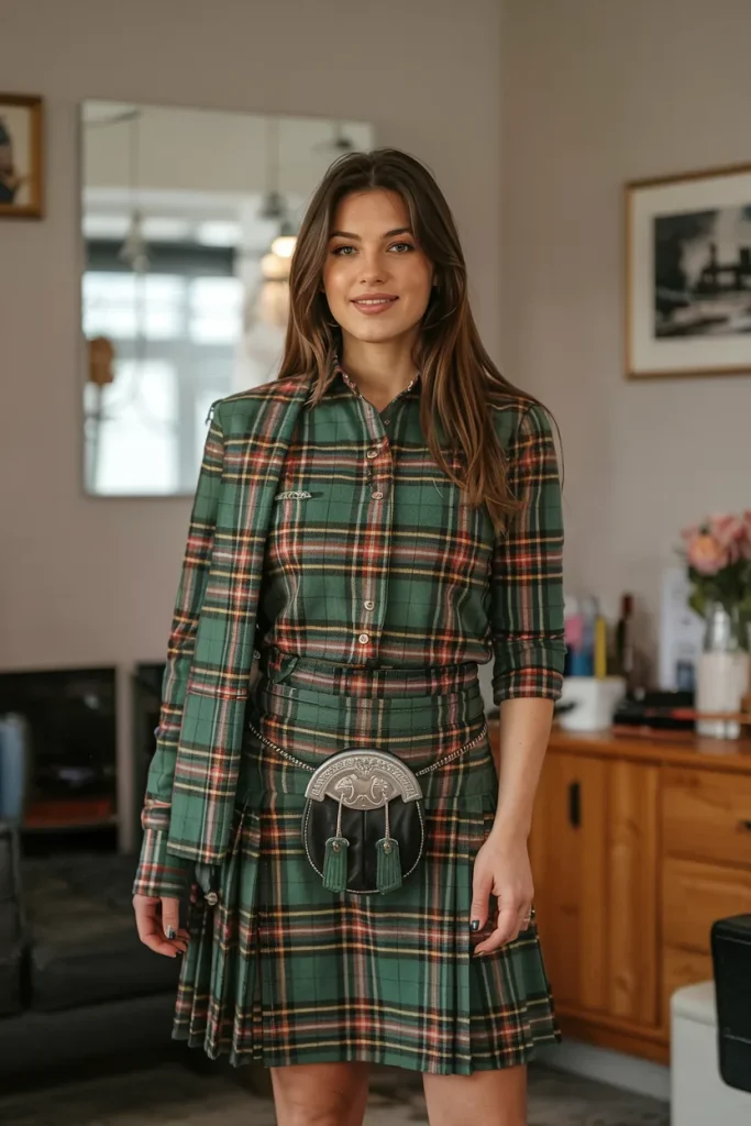 Scotland Edinburgh Tartan Plaid Kilt