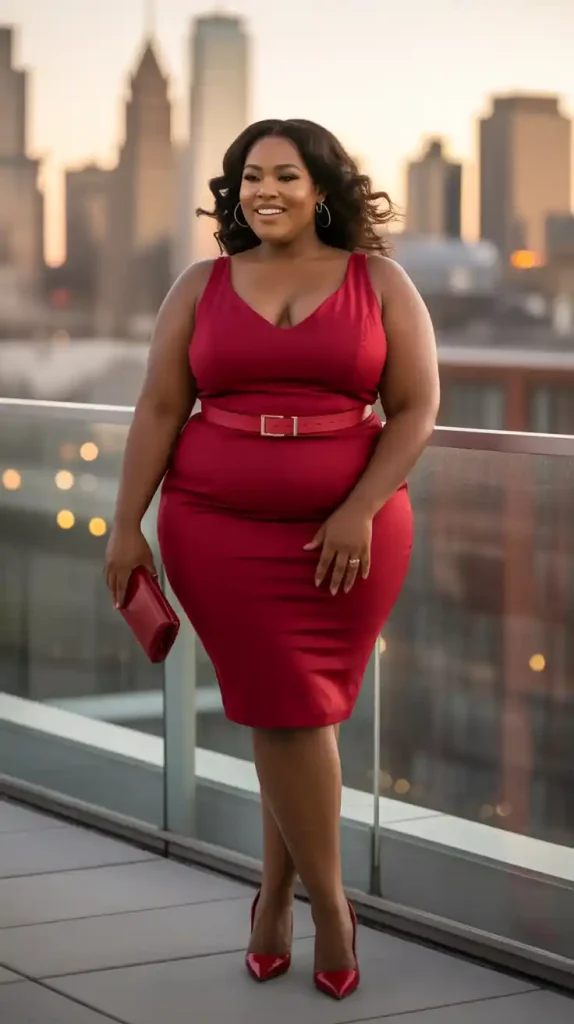 Sexy Red Dresses with Red Accents