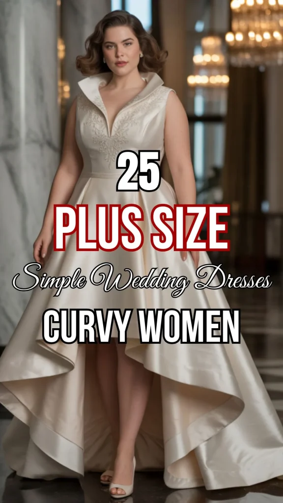 Simple Plus Size Wedding Dresses