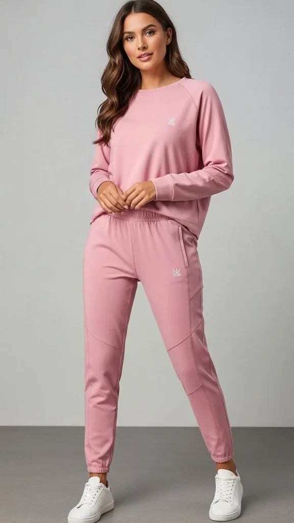 Sporty Pink Athleisure Set