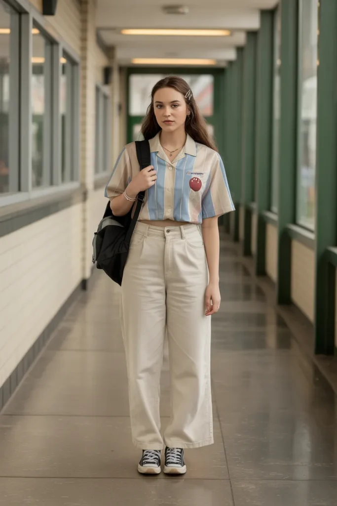 Spring Retro Bowling Inspired Outfit