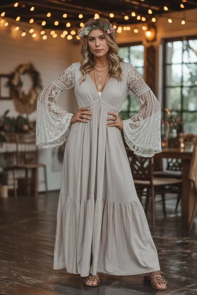 Bohemian Inspired Maxi Dress