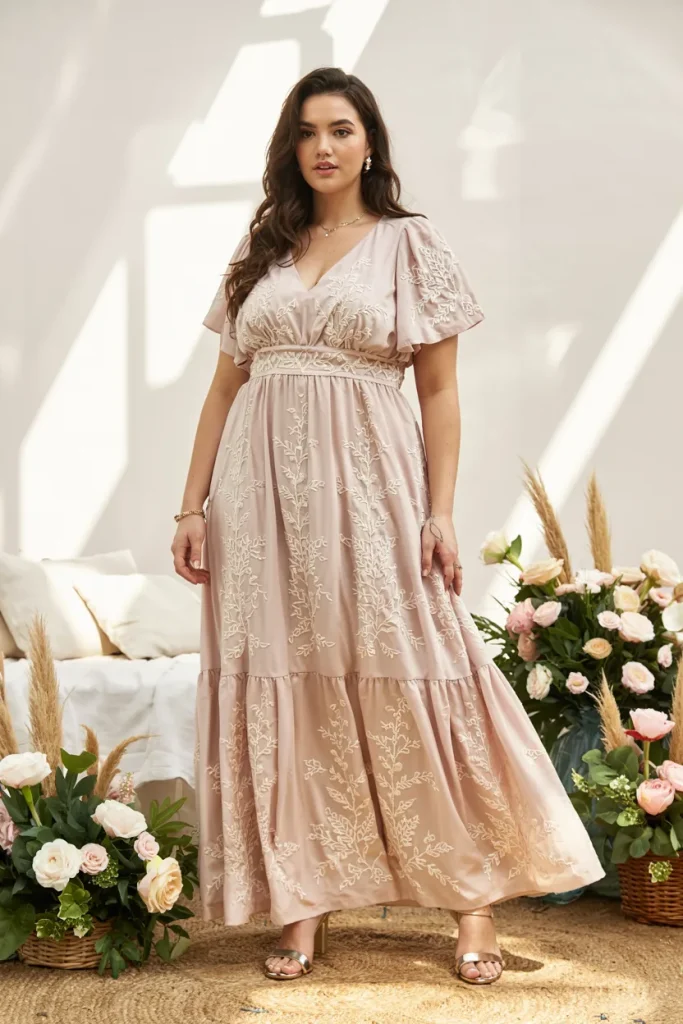 Breezy Beach Wedding Maxi Dress