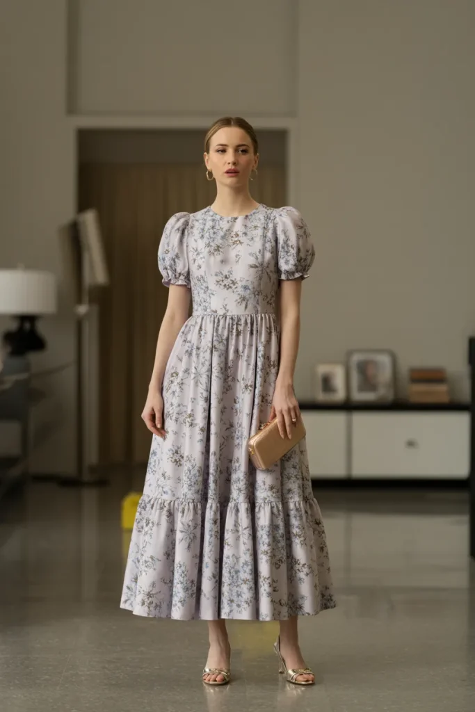 Easter Princess Polly Hera Floral Maxi Dress Church Outfit