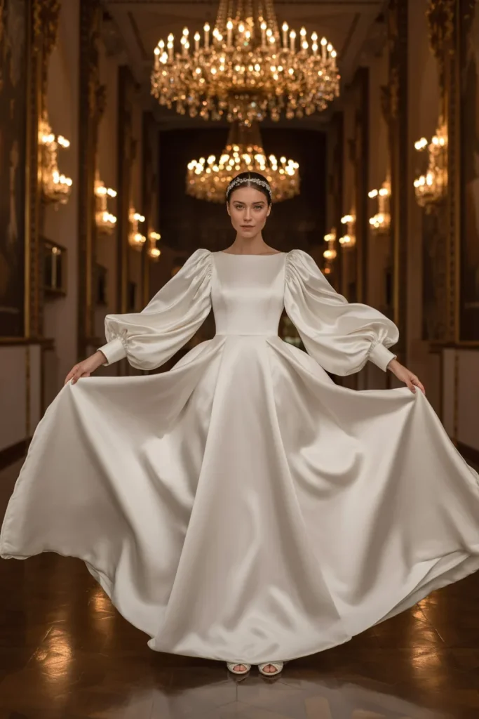 Long Sleeve Airy Bishop Sleeve Wonder