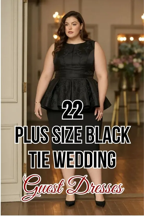 Plus Size Black Tie Wedding Guest Dresses