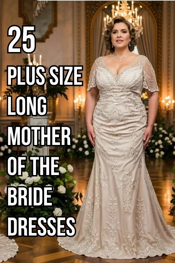 Plus Size Long Mother Of The Bride Dresses