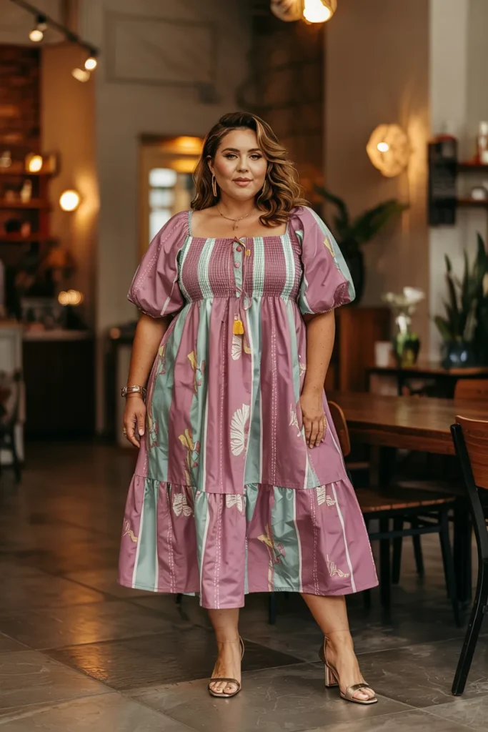 Plus Size Modern Prairie Dress Summer Outfit