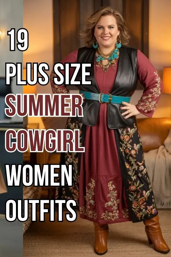 Plus Size Summer Cowgirl Outfits