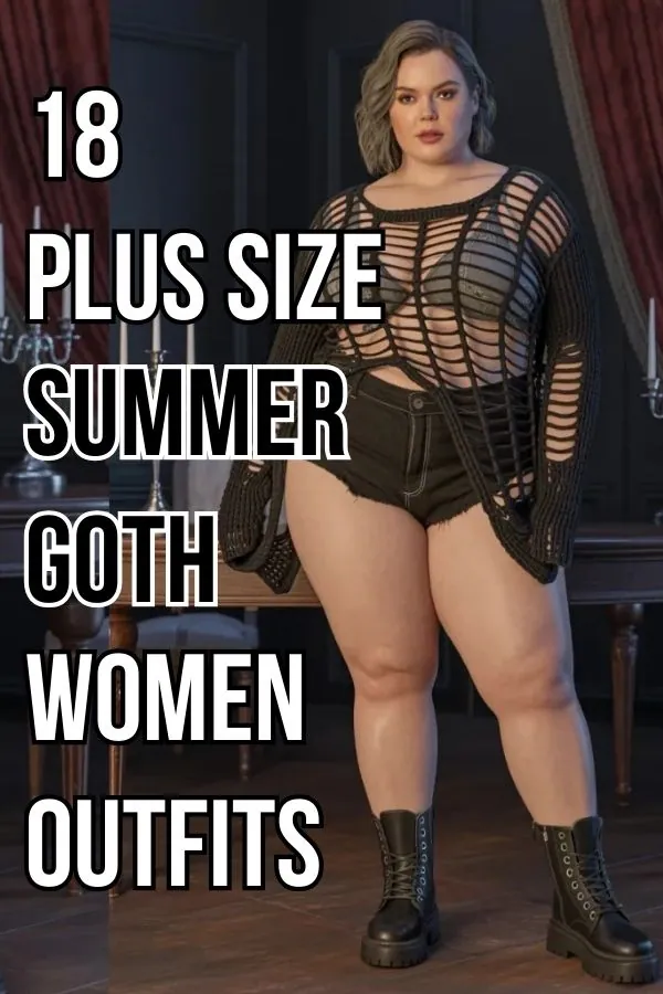 Plus Size Summer Goth Outfits