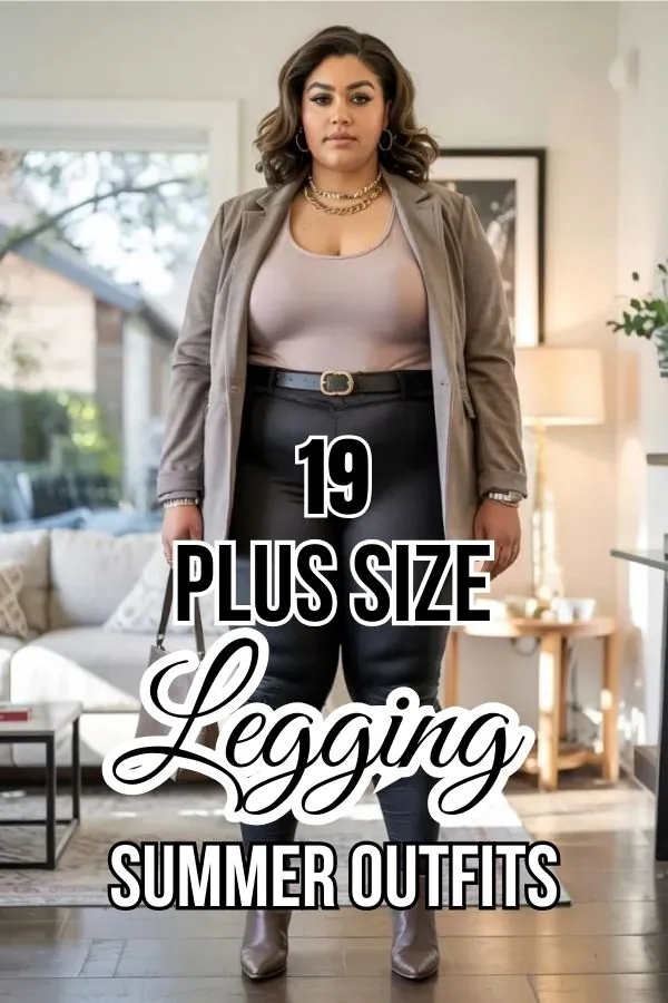 Plus Size Summer Legging Outfits